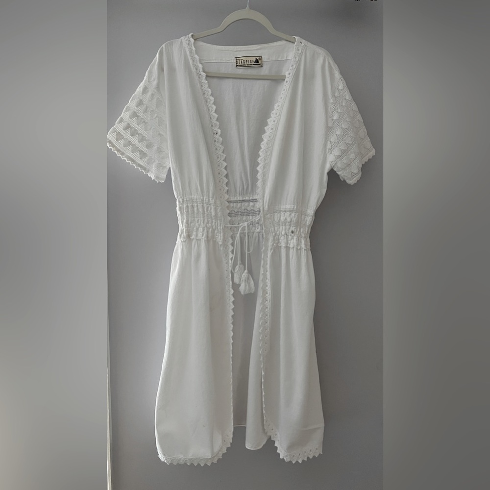 Cotton beach cover up size XL